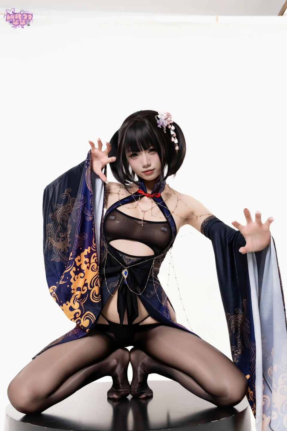 柒柒要乖哦 - No.073 紫电 [69P-756MB] tg@simisebaisi 【丝足阁】041.webp